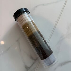 Neutral Hair Ties Set in Tube